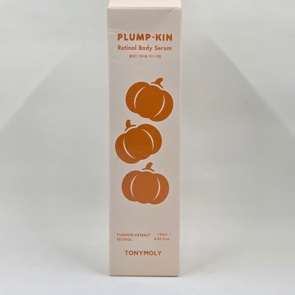 TONYMOLY PLUMP-KIN Retinol Body Serum 4.05 oz - Pumpkin Extract Hyaluronic Acid